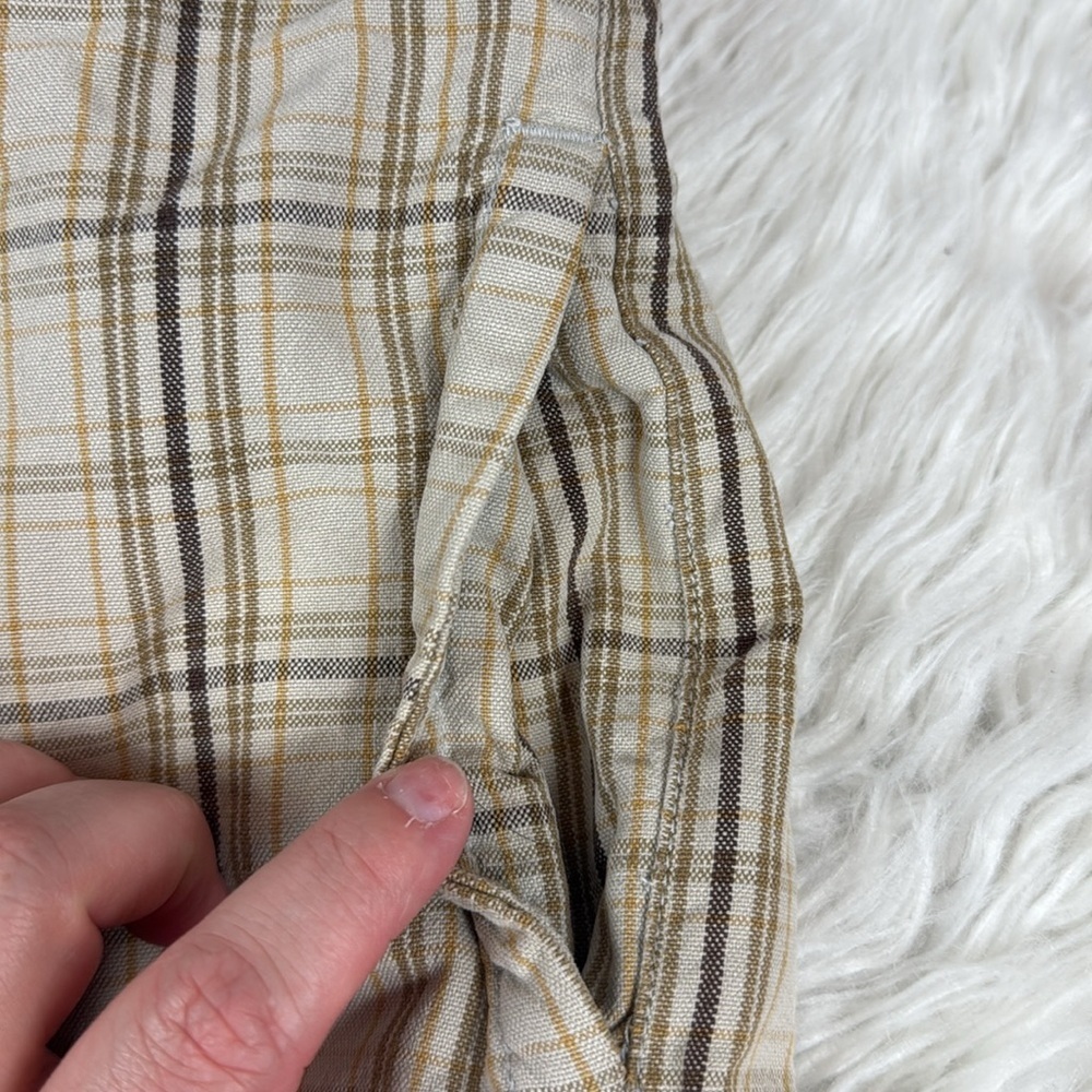 Vintage Y2K Transnine Plaid Shorts with Pockets - Picture 5 of 6